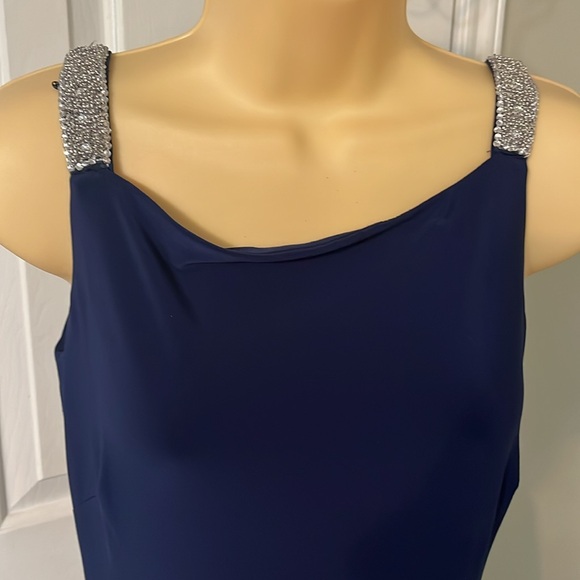 Ralph Lauren evening size 4, navy blue classic gown - Picture 3 of 6